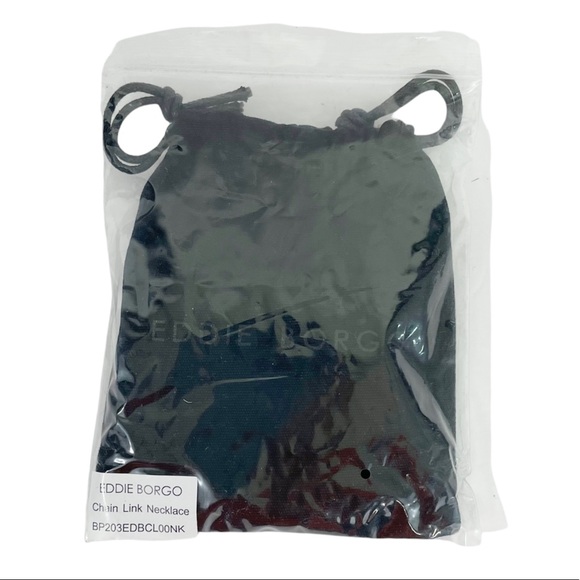 Eddie Borgo Supra Link Necklace Gold Color New - Picture 3 of 9